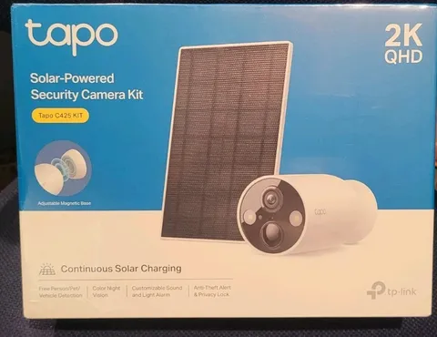 TPLink Tapo C425 KIT Outdoor Wireless Security Camera 2K 4MP w/ Solar Panel A201