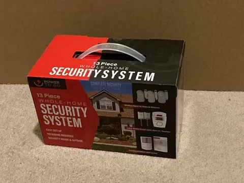Power To Go Whole-Home Security System 13-Piece Wireless Motion Activated