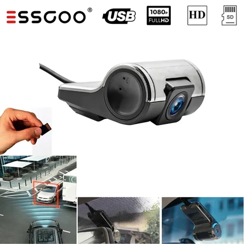 Night Vision Car USB DVR Camera Video Recorder Dash Camera for Autoradio 1080P
