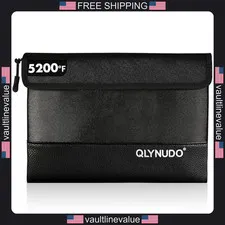 Fireproof document bag small safe pouch waterproof envelope for cash passports