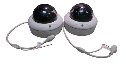lot of 2 Luma Surveillance 500 Series Dome Camera LUM-500-DOM-IP-WH