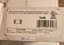 Greengate OAC-DT-2000-MV Ceiling Occupancy Sensor, White- Brand New "SEALED" Box