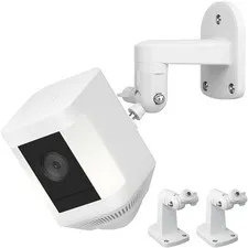2 Pack Adjustable Wall Mount comatible with Ring Spotlight Cam Battery/Cam Pl...