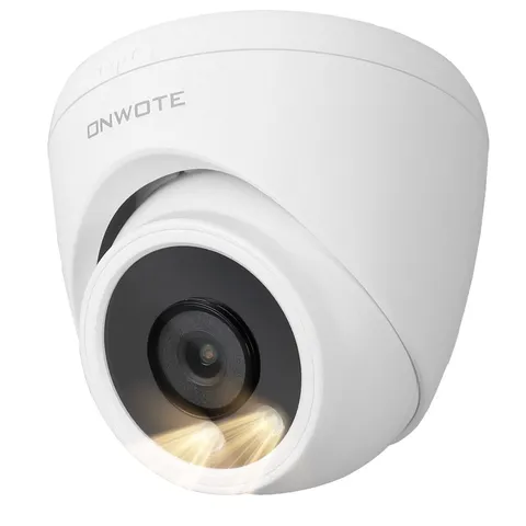 ONWOTE 6MP PoE IP Camera, Smart AI Human Vehicle Detection Activate Bright Sp...