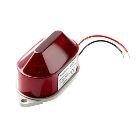 DC24V Strobe Siren Industrial Warning Light with LED and 105dB 24VDC Red
