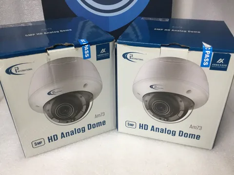 1x i3 International AM73 VandalProof Dome Camera W/2.7-13.5mm HD Analog 5MP NEW!