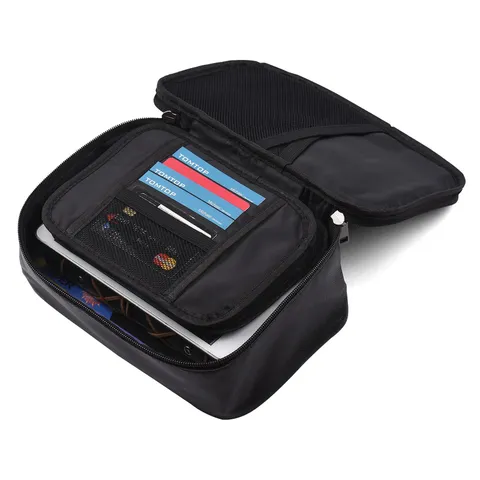 Fireproof Document Bag Money Bag Combination Lock Portable Storage Safe