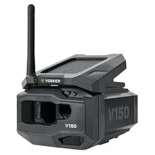 VOSKER V150 Solar Powered 4G LTE Cellular Outdoor Security Camera, Black