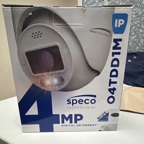 Speco Technologies O4TDD1M 4MP IP PoE Wired Dome Camera White