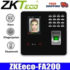 ZKTeco FA200 Face Access Control System Fingerprint Access Controller Keypad US