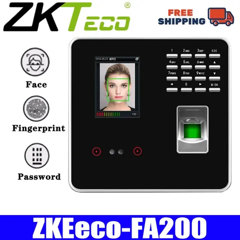 ZKTeco FA200 Face Access Control System Fingerprint Access Controller Keypad US