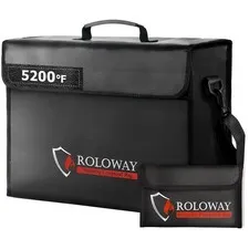 Fireproof Money Bag & Document Safe - Water Resistant