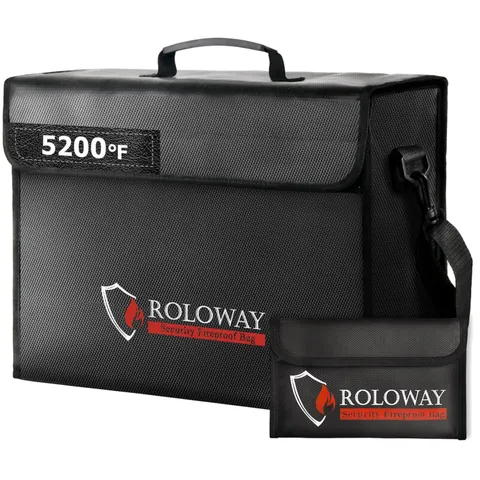 Fireproof Money Bag & Document Safe - Water Resistant
