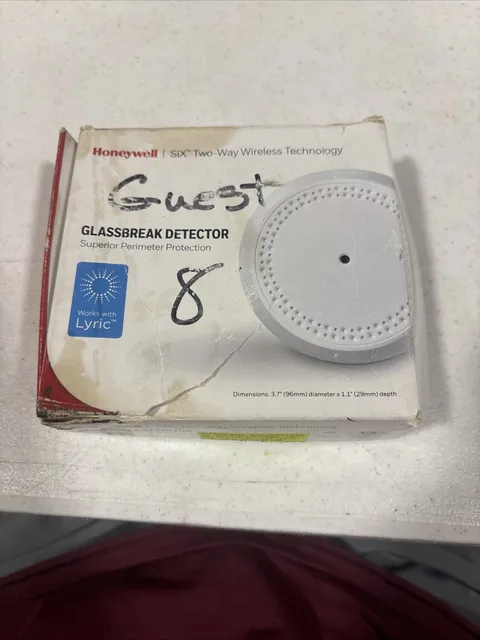 Honeywell Six Two-Way Wireless Technology Glass break Detector