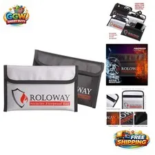 Fireproof & Water Resistant Money Bags 5 x 8 - Protect Essentials Anywhere