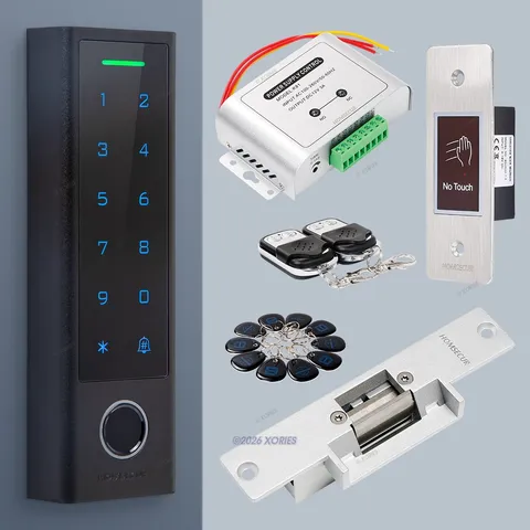 HOMSECUR IP66 APP WIFI RFID Access Control Set NC Strike Lock