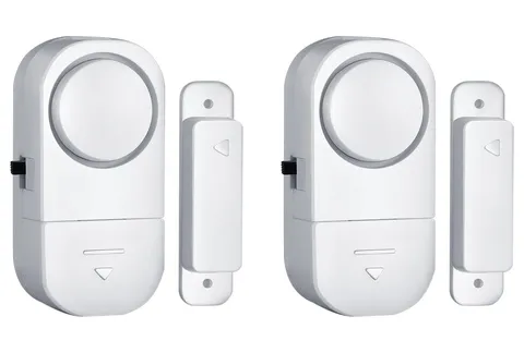 Door Window Alarm, 90DB Door Alarms for Safety, Door Window Burglar Alarm-Win...