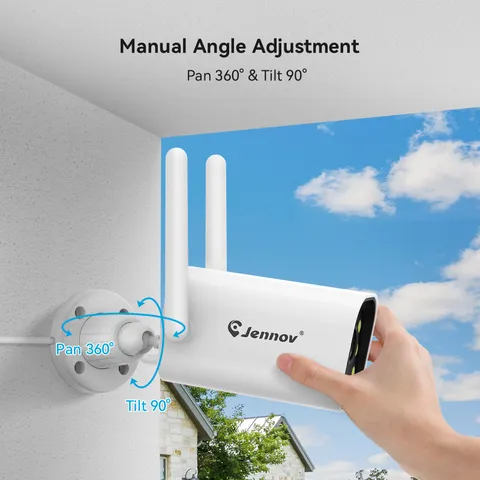 5MP Wireless Security CCTV IP Camera Audio Recording Outdoor AI Human Detection