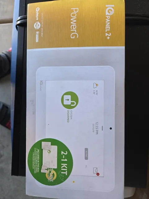 Qolsys IQ2+ Panel 2-1 Kit Verizon  LTE Includes 2x Win/Door Contact, 1x Motion