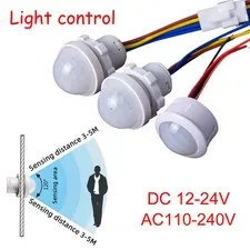 LED PIR No Adjustable Delay Human Body Infrared Detector IR Infrared Motion