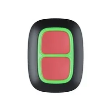 Ajax DoubleButton Wireless Panic Button, Black