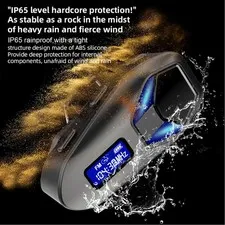 Helmet BT Headset With FM Radio Support Two-Way Intercom RGB Lights IP65 Ra VMXI