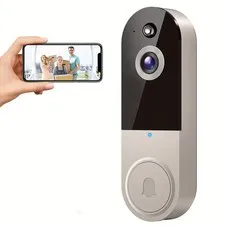 Wireless Smart Doorbell, WiFi Camera, Night Vision Function, Artificial Intellig