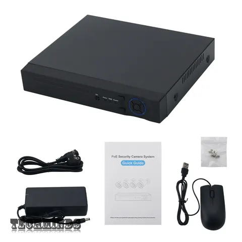 POE NVR8104RA 4-Port 8MP Network Video Recorder POE NVR for POE Cameras Phone 