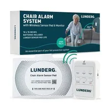 Lunderg Chair Alarm System - Wireless Chair Alarms and Fall Prevention for El...