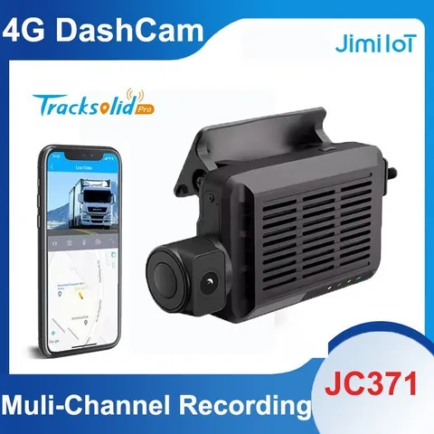 Jimiot JC371 4G AI DashCam 3 Channels Live Video GPS Tracking Remote Monitoring