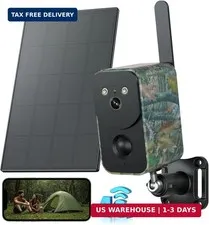4G Cellular Camera Outdoor Wireless Battery Night Vision Motion Detection Securi