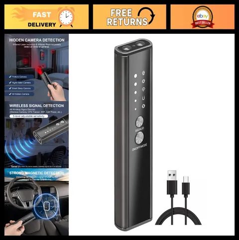 Camera Finder Detector with Vibration Alarm & Flashlight - Detect Spy Cameras, G