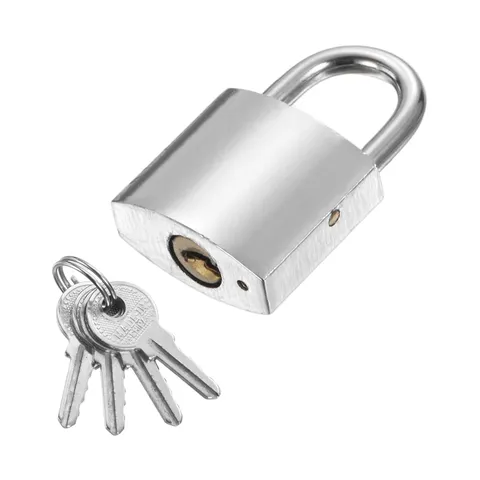 20 x 35 mm Heavy Duty Lock Alloy Steel High Security Padlock with 4 Keys