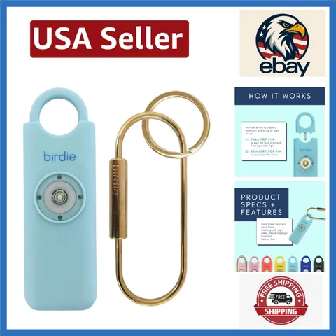 Rechargeable Aqua Personal Safety Alarm – Loud Siren & Portable Keychain