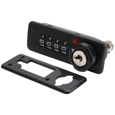 1 Set 4 Digit Combination Mechanical Lock ABS Password Lock Mailbox Cabinet Lock