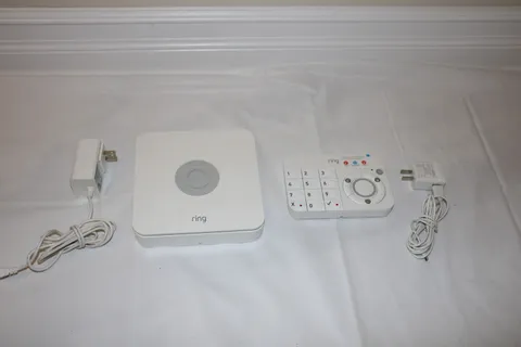 Ring Alarm Home Security Base Station US, Key Pin Pad & Power Supply "READ"