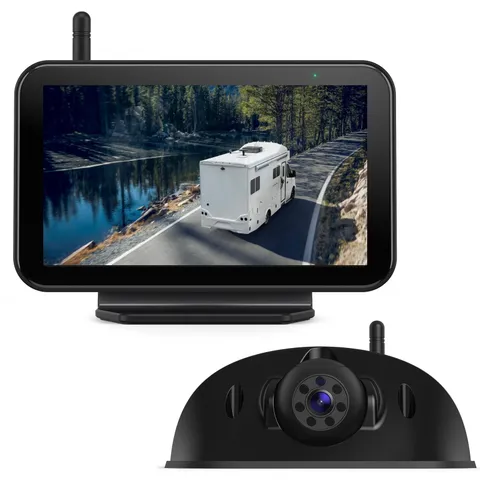 eRapta RV Backup Camera Wireless System for Furrion with 5-Inch 5 inch, Black