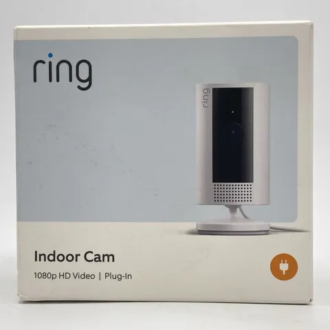 RING INDOOR CAM HOME SECURITY CAMERA (2nd Gen, 2023) Plug-In White NEW SEALED
