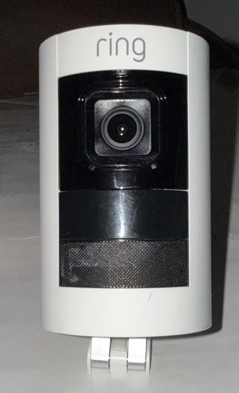 Ring Stick Up Cam Pro White Wireless Wi-Fi Security Surveillance Camera Alexa