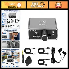 Professional Water Leak Detector - Dual Probes, Noise Reduction, High Sensitivit