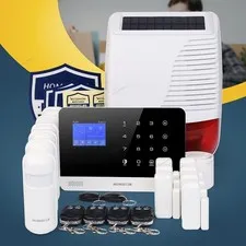 HOMSECUR Wireless WIFI 4G GSM LCD Home House Alarm System+6*PIR+Door Sensor