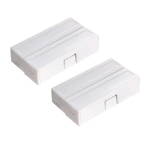 2 x MC-51 Surface Mount Wired NC Door Sensor Alarm Magnetic Reed Switch White