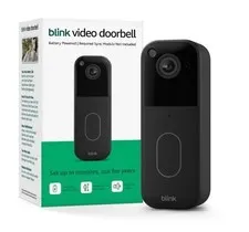 Blink Video Doorbell – Head-to-toe HD view New Sealed - Black