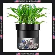 Younion flower pot diversion safe with key lock hidden storage for valuables