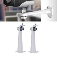 2 Pack White Metal Security Camera Mounts for Arlo Pro 2 3 CCTV Systems