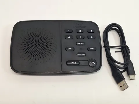 HoSmart Black 2 Way Communication Home Full Duplex Wireless Intercom HY-812