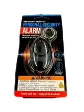 Personal Security Alarm Keychain 100dB Siren w/ LED Light | Safety Device