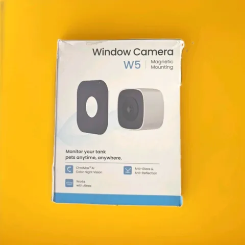 ChroMax 3MP 2K Window Camera,2.4GHz & 5GHz WiFi Indoor Cameras 1 Pack, White