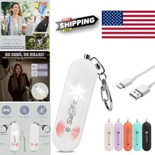 Personal Safety Alarm Waterproof Rechargeable 140dB Loud Siren for Protection