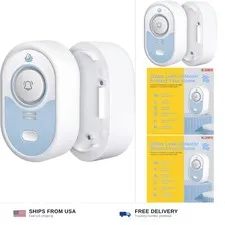Water Leak Detector, 5-Year Battery Life, Water Alarm with Low Battery Warnin...